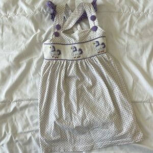 Awe Smocks 2T unicorn smocked dress
